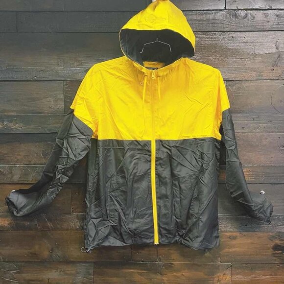 Men's Color Block Windbreaker Jacket Size XS - Picture 1 of 3